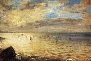Eugene Delacroix The Sea from the Heights of Dieppe Spain oil painting artist